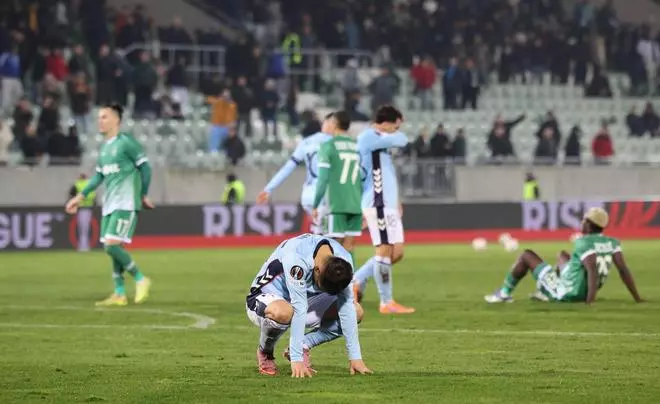 El partido del Ludogorets-Celta, en imágenes