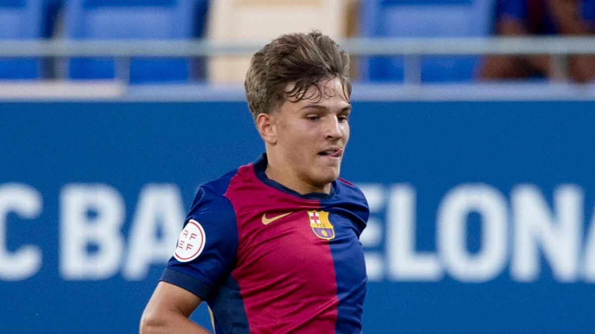 Juan Hernández alterna el Juvenil A con el Barça Atlètic