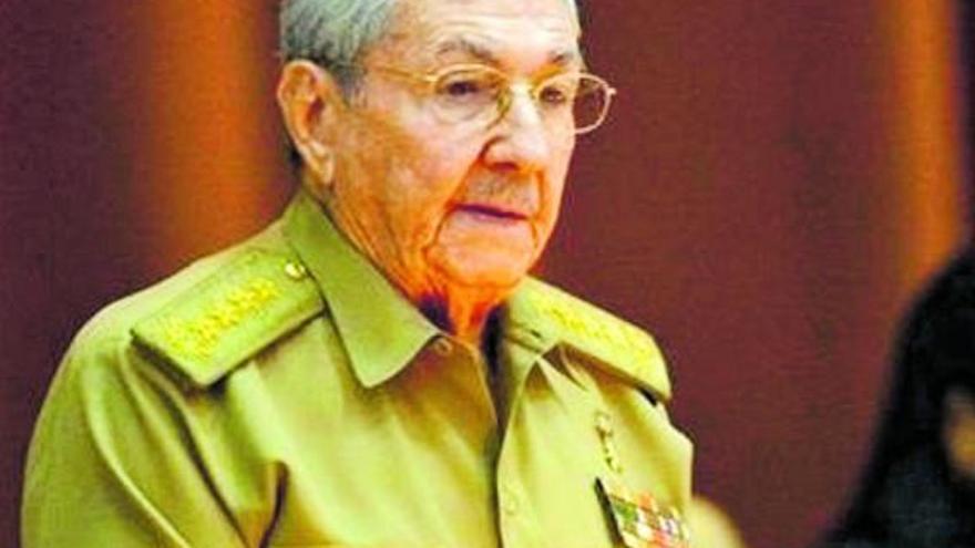 Raúl Castro durant un dels seus discursos