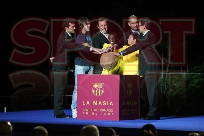 El Barça presentó su nueva Masia