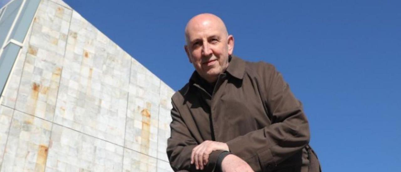 Carlos Coto, na Cidade da Cultura.