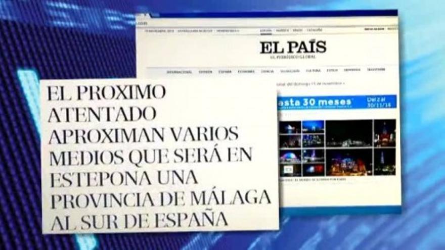 Cuatro  detenidos por difundir una falsa alerta yihadista en Estepona