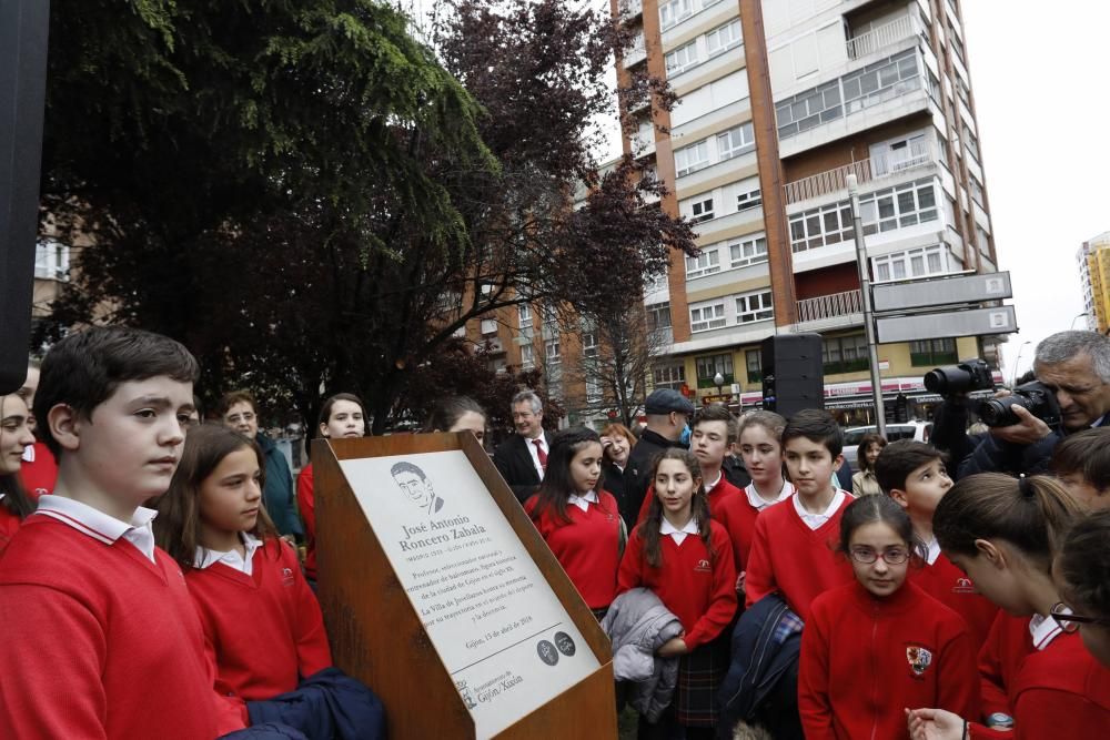 Inauguración del parque José Antonio Roncero en Gijón