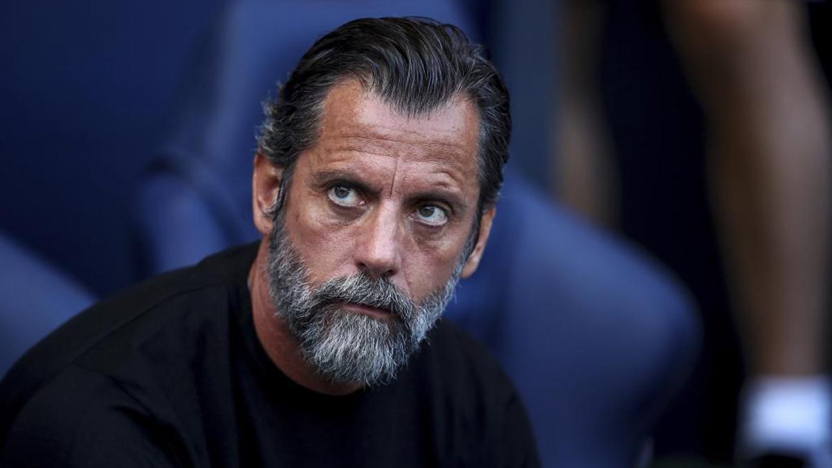 Quique Sánchez Flores, en el banquillo