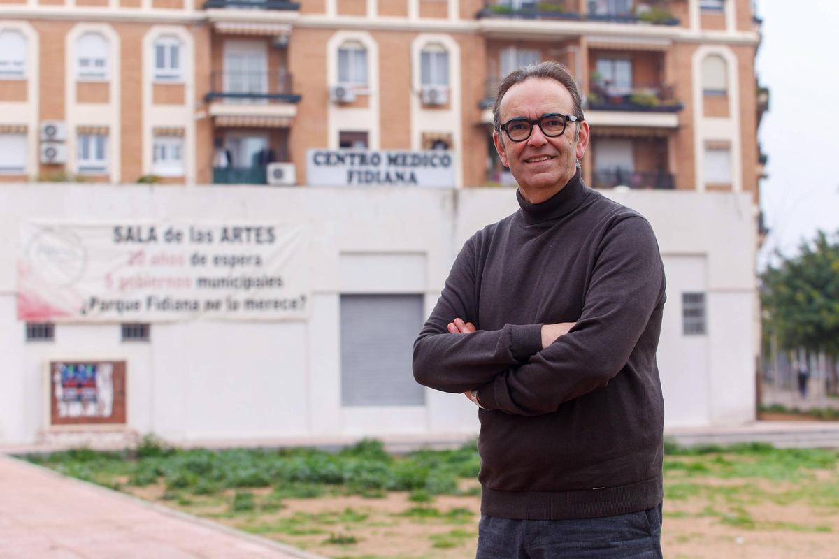 Enrique Rodríguez, presidente de la AVV Diana.