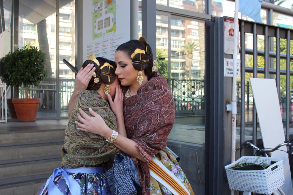 Un momento emotivo. Sin embargo, nada más acabar las Fallas, Lucía regresaría a "su" Córdoba. Pero en esta ocasión cumplió uno de sus sueños: pisar la tierra de su madre vestida de valenciana.