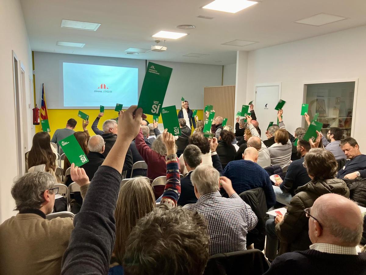 La votació d'aquesta tarda.