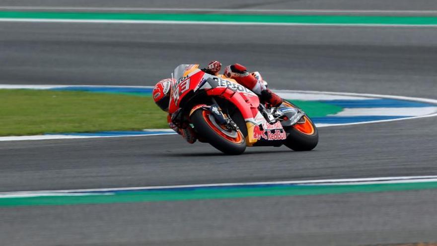 Marc Márquez, en el circuito de Chang