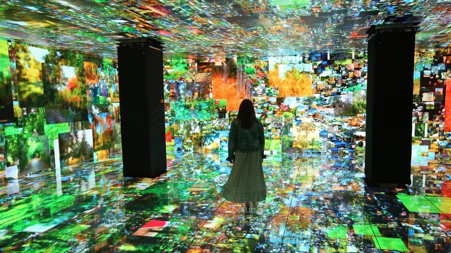 BARCELONA 13/05/2021 Barcelona. La Casa Batlló presenta '10D Experience' , un viatge multisensorial a través de la Intel ligència Artificial, la Realitat Augmentada i el Machine Learning. FOTO de RICARD CUGAT