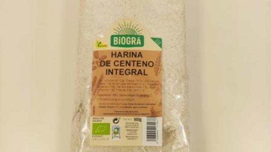 Retiran un lote de harina de centeno integral de Biogrà distribuido en Baleares por posible ergotismo