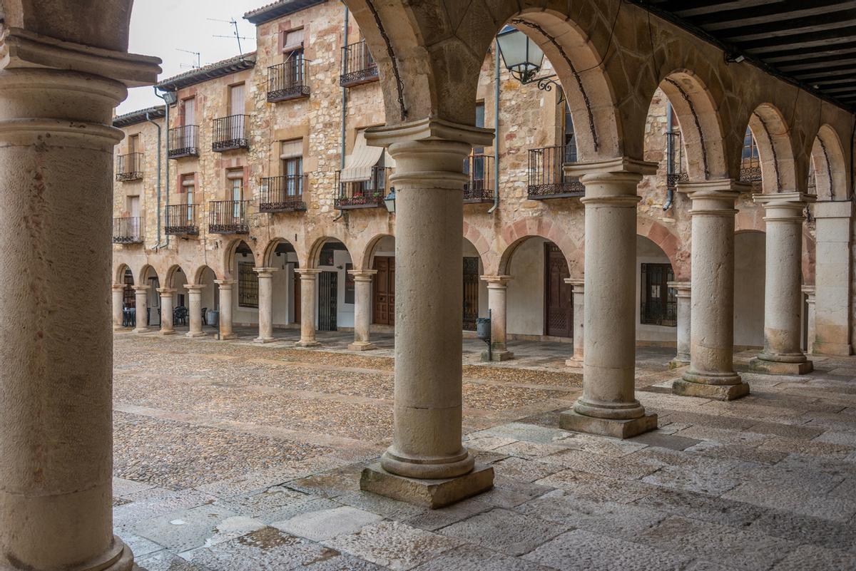 Plaza Mayor en Sigüenza, Guadalajara