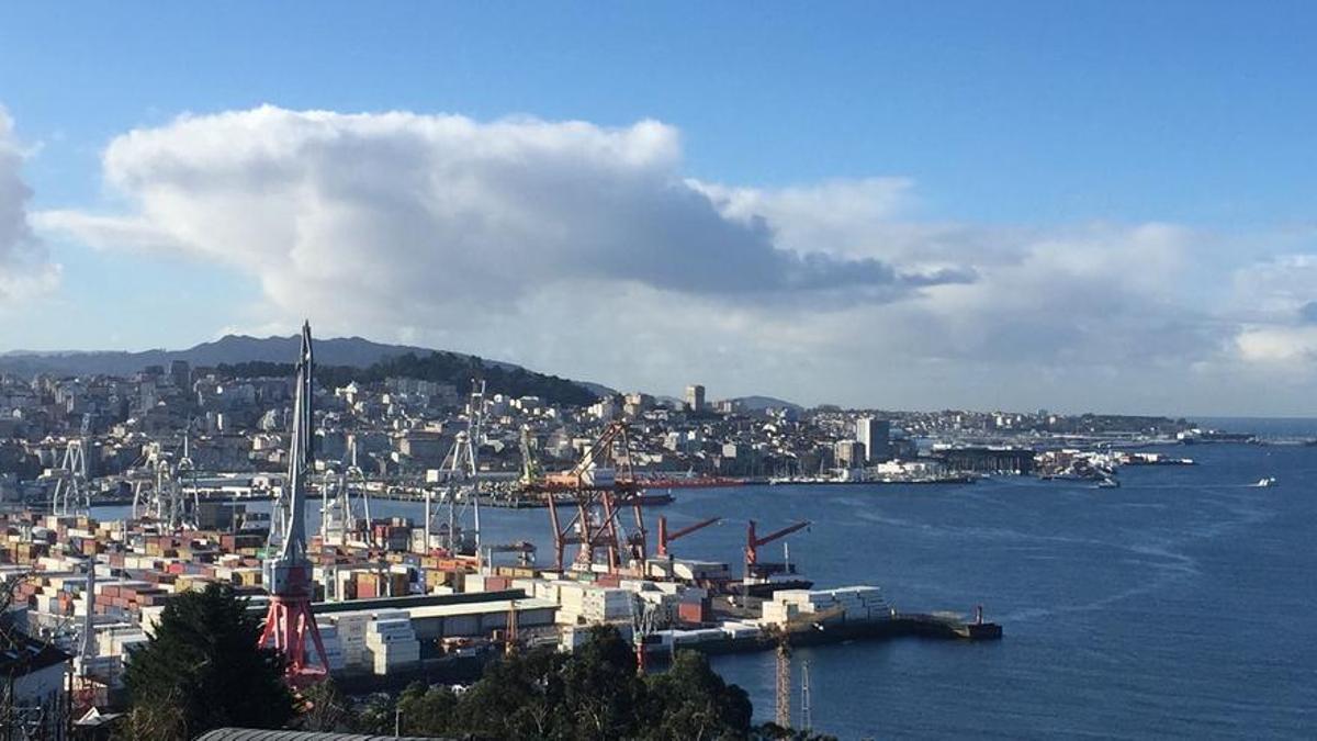 Panorámica de la ciudad de Vigo.