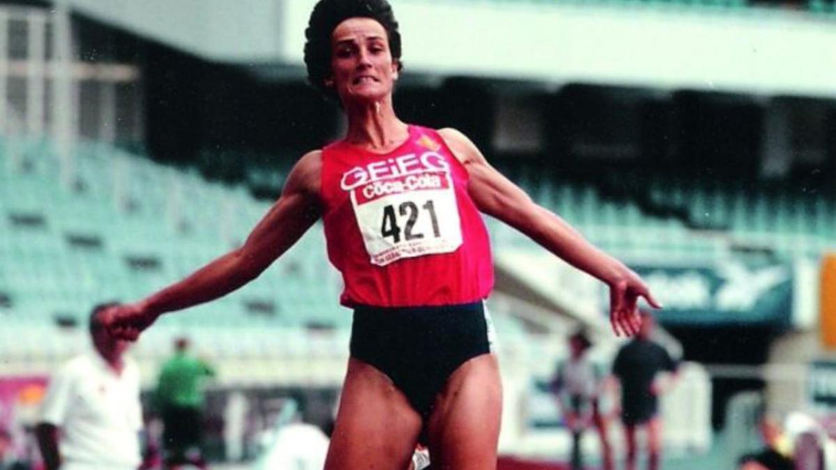 Imma Clopés Gasull (1968). Atleta especialista en proves d&#039;heptatló i pentatló