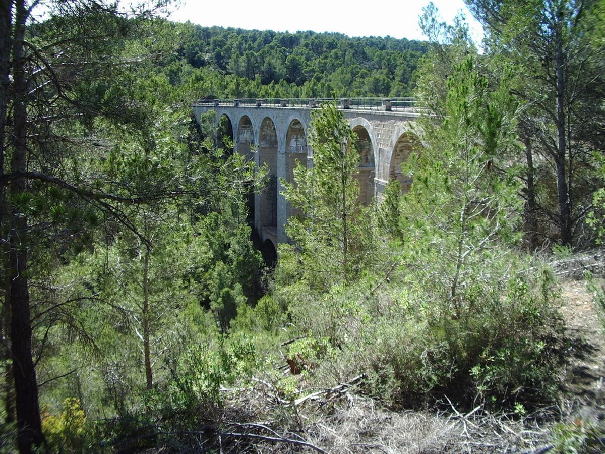 Uno de los tramos por los que pasaba la vía del tren del Val de Zafrán