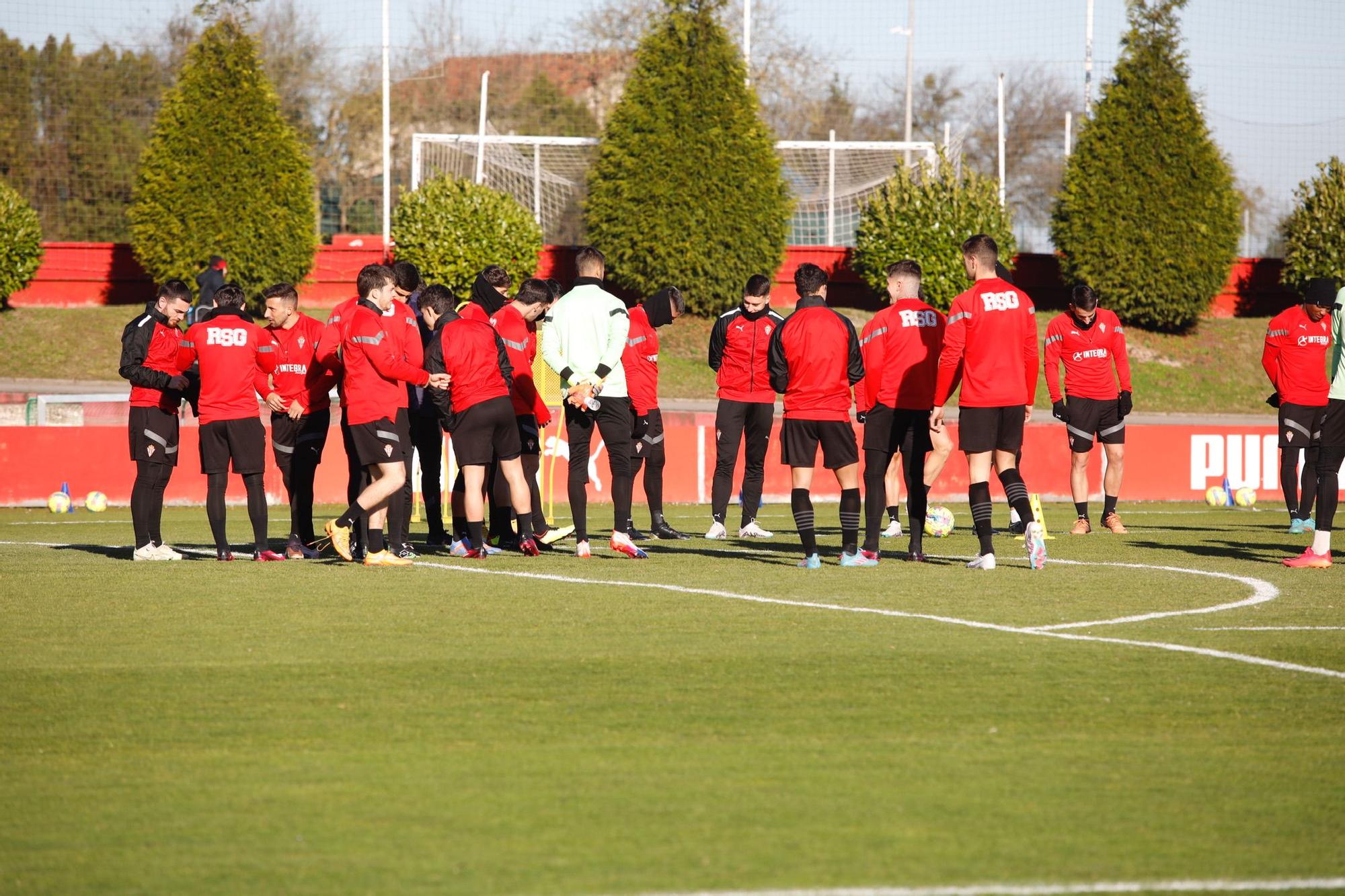 EN IMÁGENES: Así fue el entrenamiento del Sporting