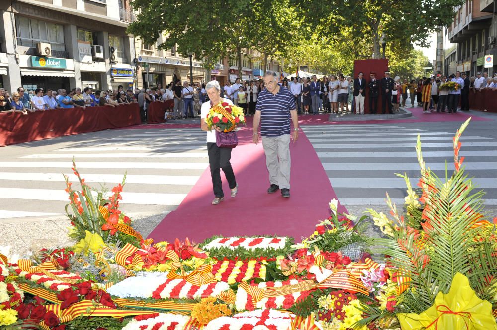 Les ofrenes de la Diada a Manresa