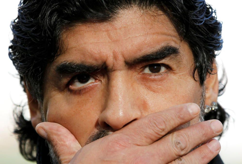 Maradona, en imatges