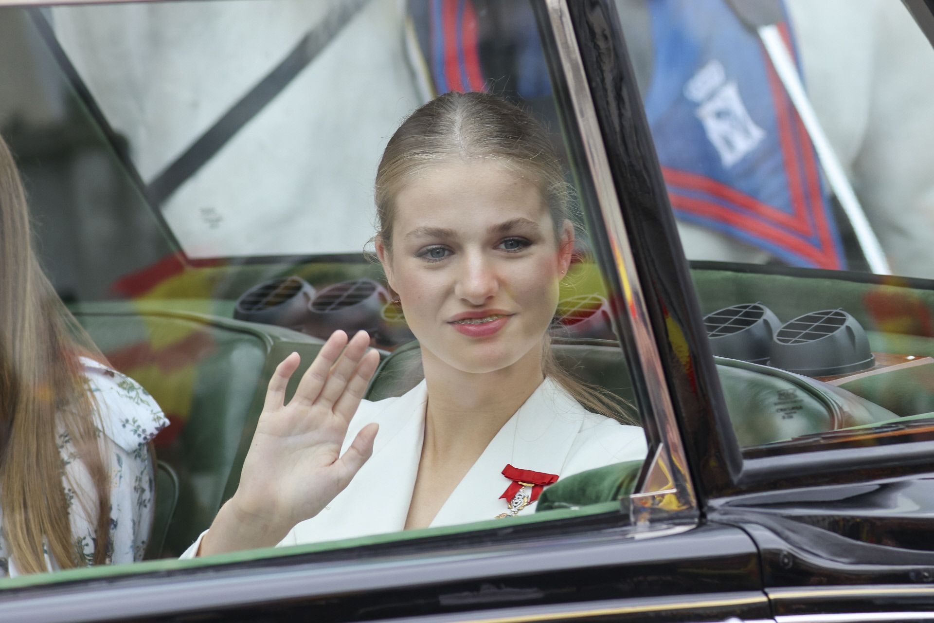 La princesa Leonor en la jura de la Constitución