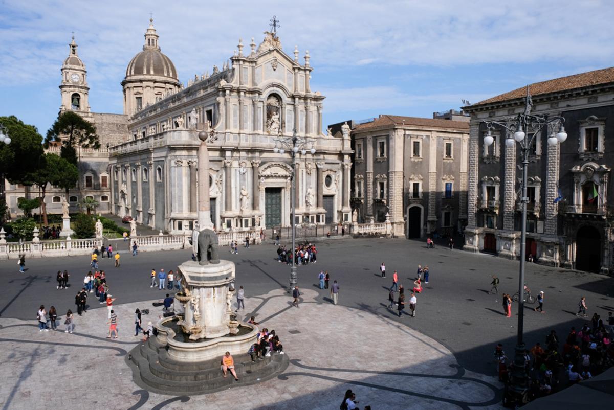 Casco antiguo de Catania.