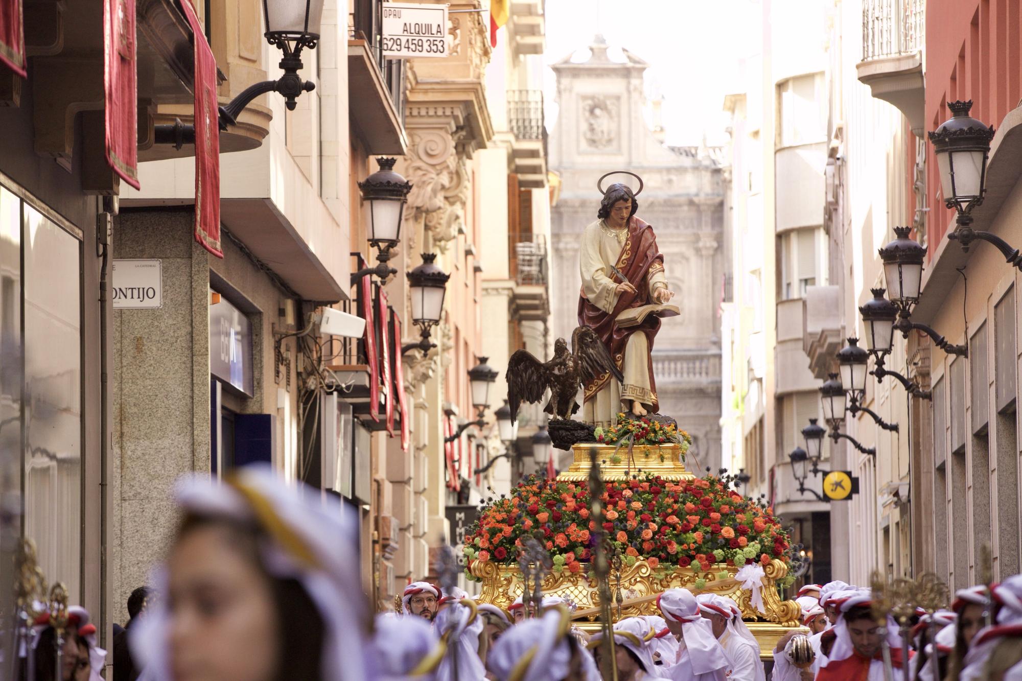 Las imágenes de la procesión del Domingo de Resurreción en Murcia