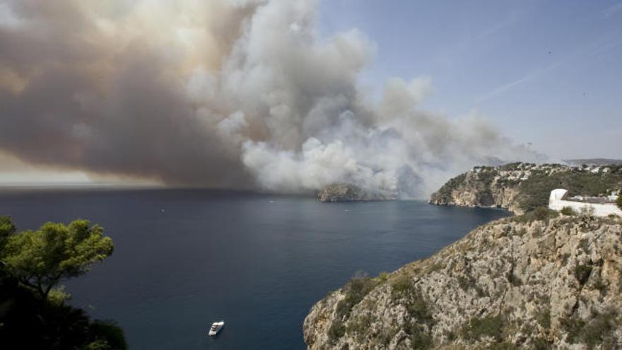 El incendio de Xàbia también ha podido ser provocado