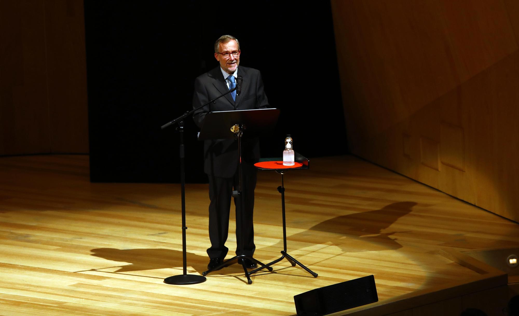 FOTOGALERÍA | El Colegio de Médicos de Zaragoza homenajea con un concierto a los médicos fallecidos en España por el covid