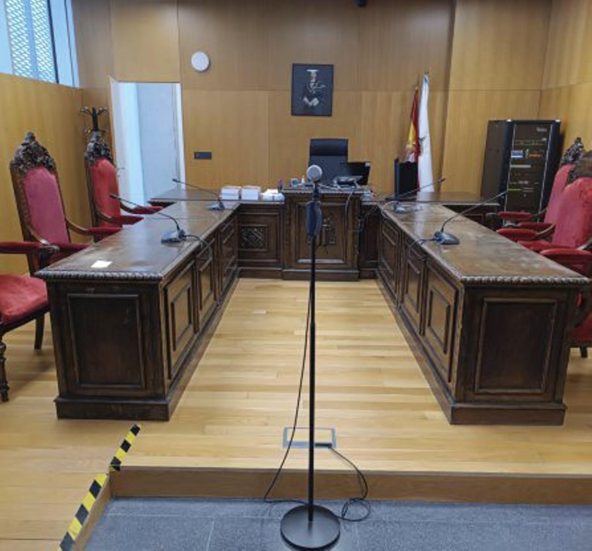 Sala de vistas del Penal. | IÑAKI OSORIO