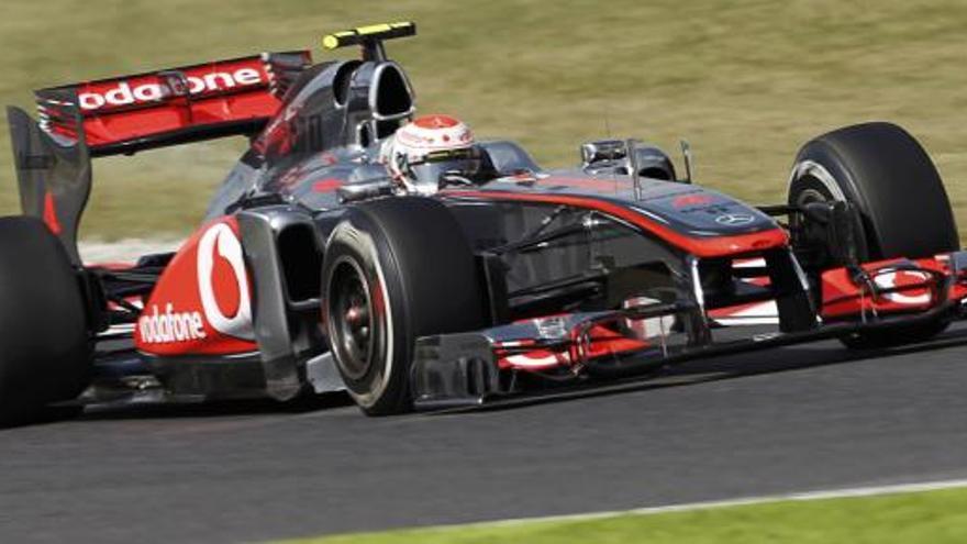 Jeson Button, en el circuito de Suzuka.