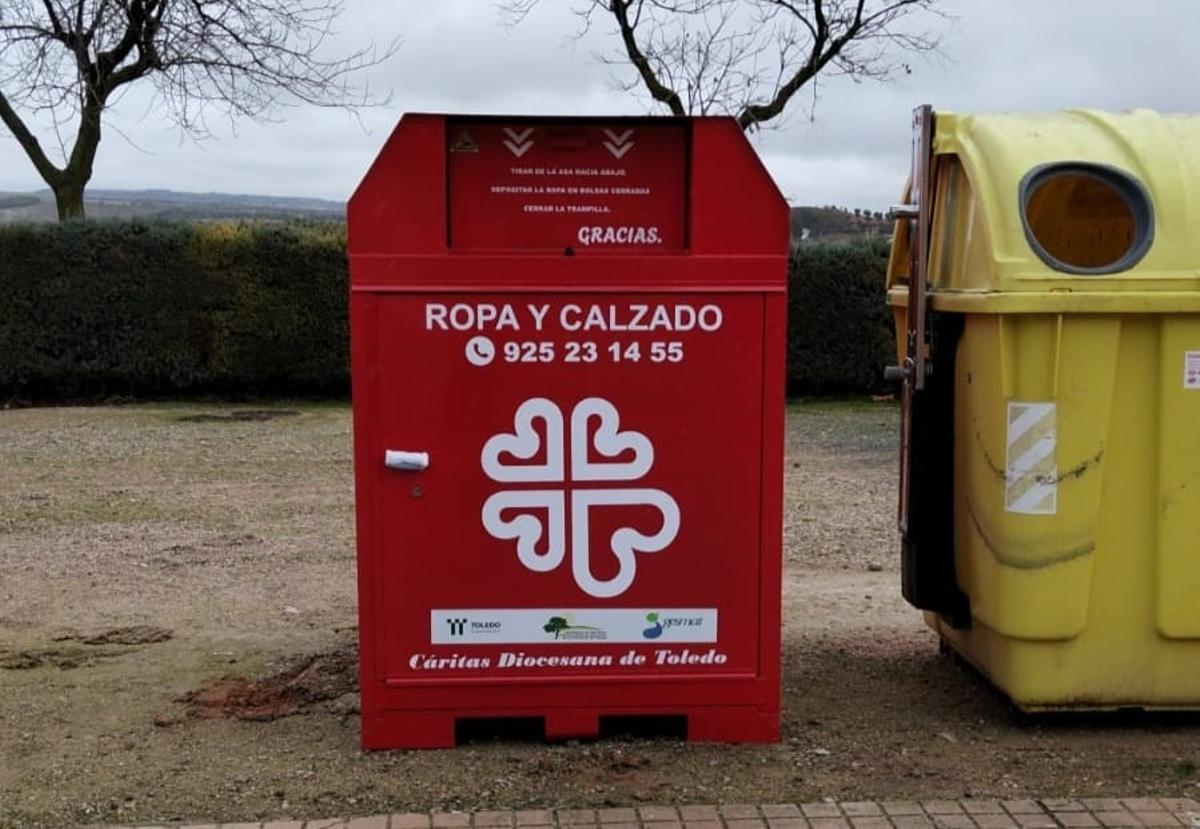 Contenedor ropa 'Cáritas Diocesana de Toledo'