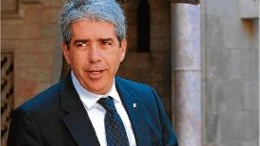 El portaveu del Govern, Francesc Homs, ahir, en roda de premsa.