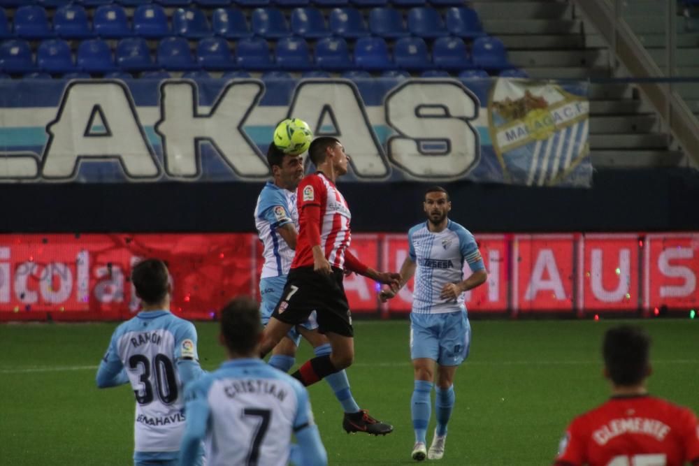 Partido de la Liga SmartBank: Málaga CF - Logroñés.