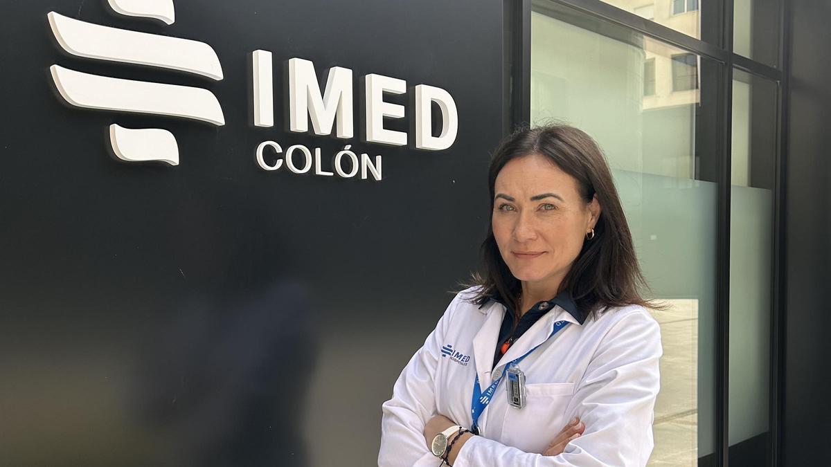 La Dra. Isabel Elía Martínez, Jefa del Servicio de Radiodiagnóstico de IMED Colón.