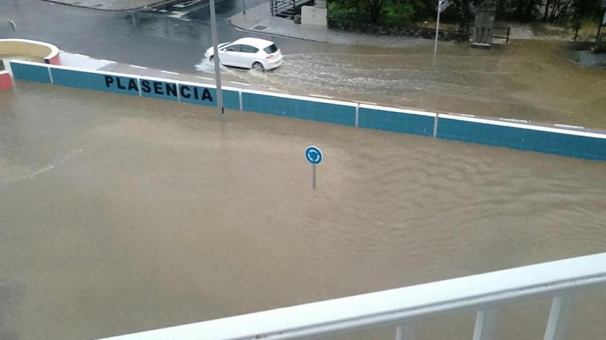 Una tormenta causa múltiples daños en Plasencia