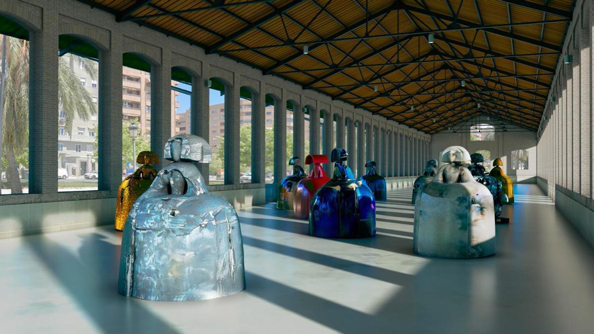 Las famosas meninas de Valdés serán el eje del futuro museo.