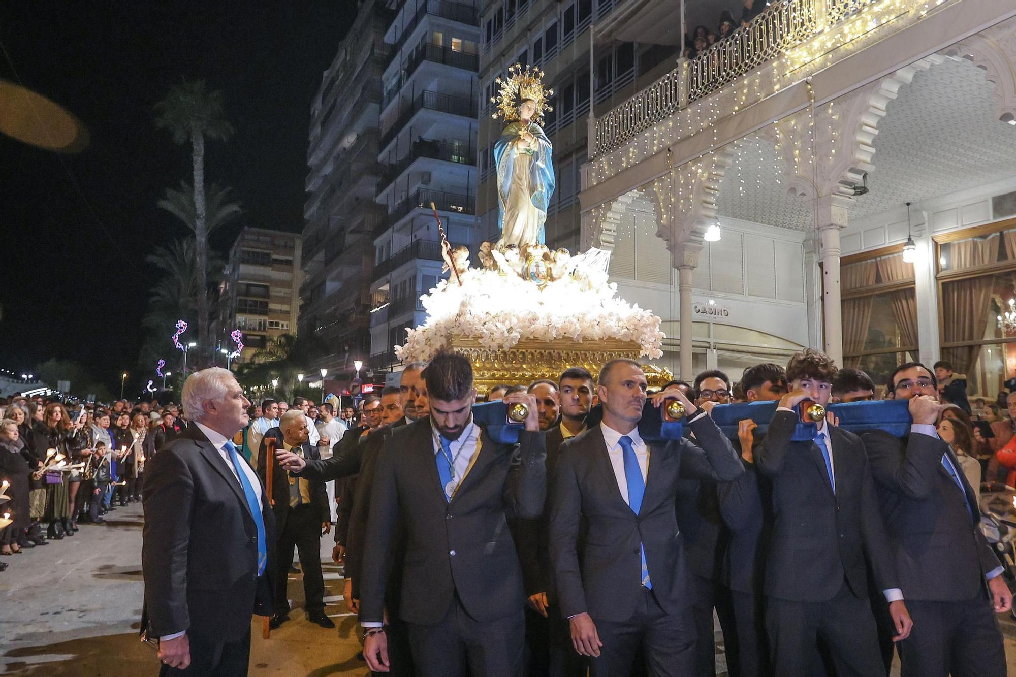 Misa y procesión de la festividad de la Purísima 2023 en Torrevieja
