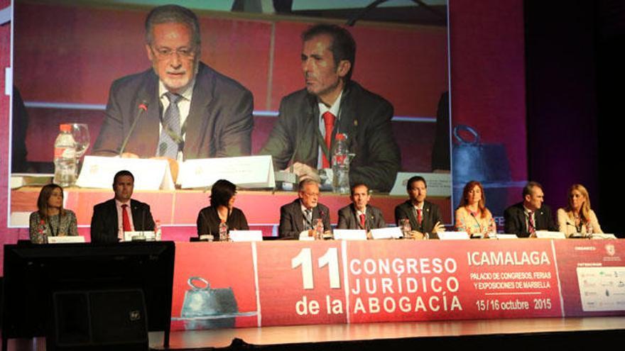 Imagen de la clausura del undécimo Congreso Jurídico de la Abogacía Icamálaga.