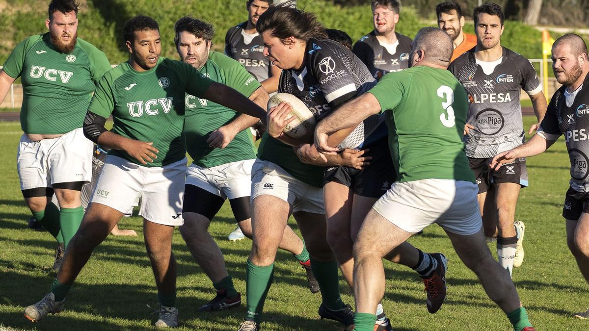 Una imagen del partido