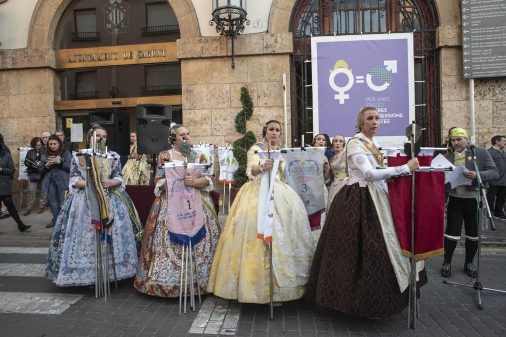 Premios a los monumentos falleros de Sagunt