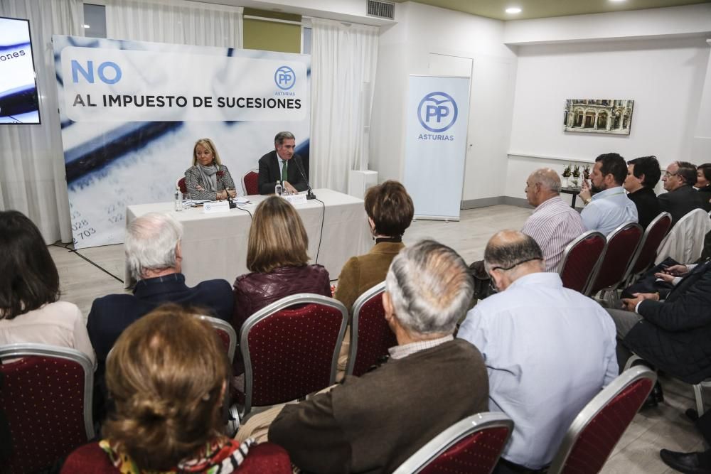 Acto del PP contra el impuesto de sucesiones