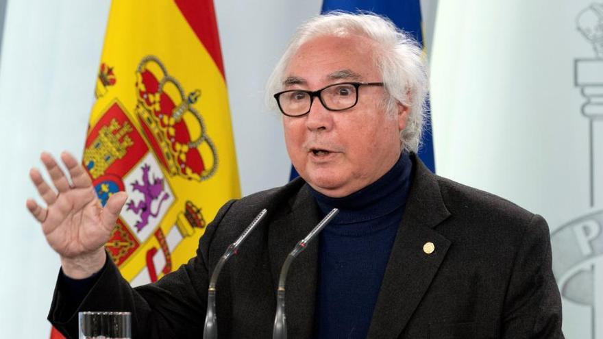 El ministro de Universidades, Manuel Castells.