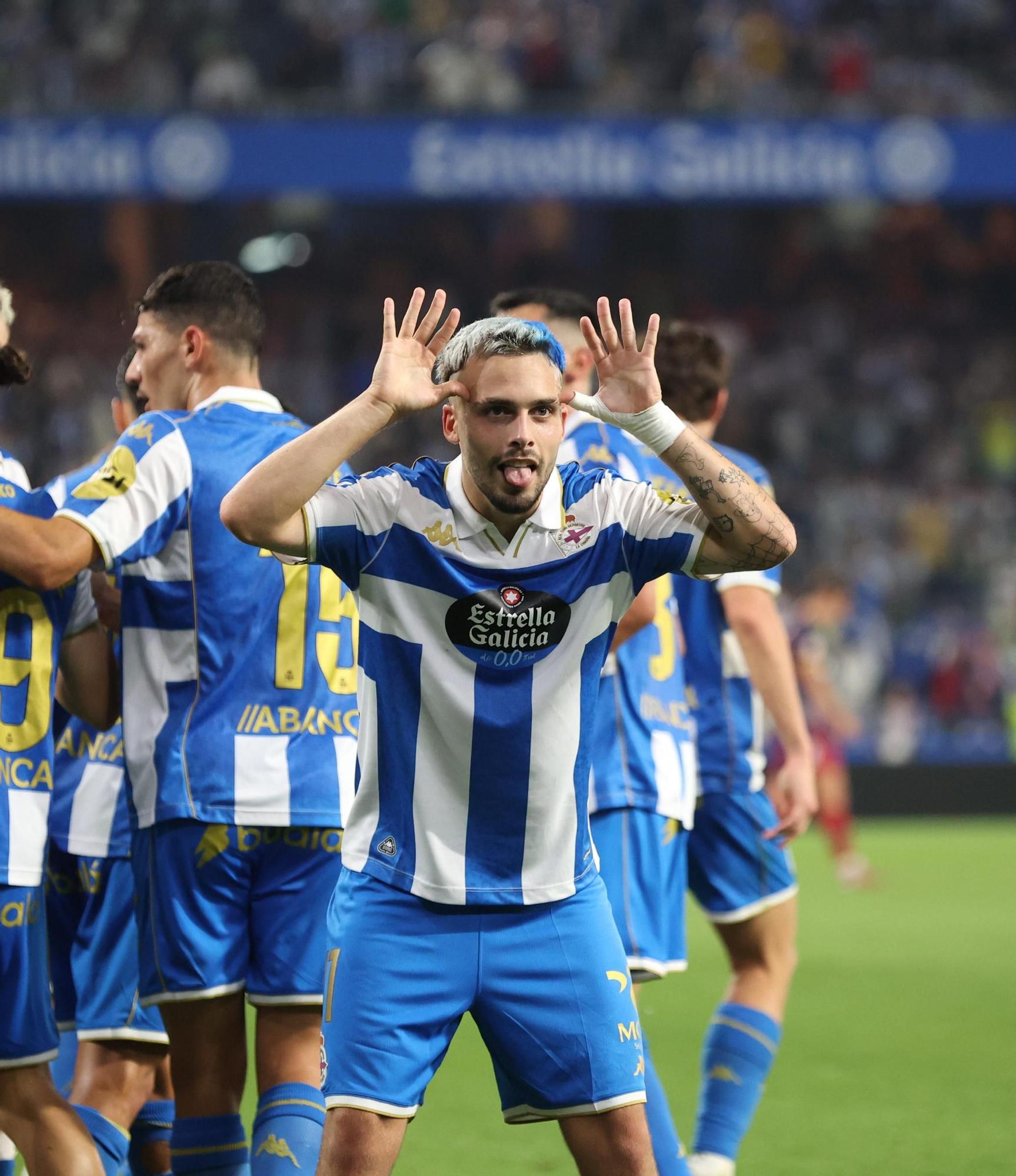 Las mejores imágenes del Deportivo - Huesca