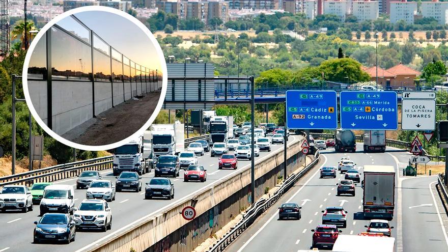 La entrada a Sevilla por la A-49 contará con pantallas acústicas y nuevos pavimentos con una inversión de 10,4 millones de euros