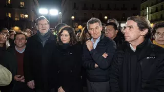 Feijóo reprocha al Gobierno su "complicidad acreditada" con Maduro en la manifestación de Madrid