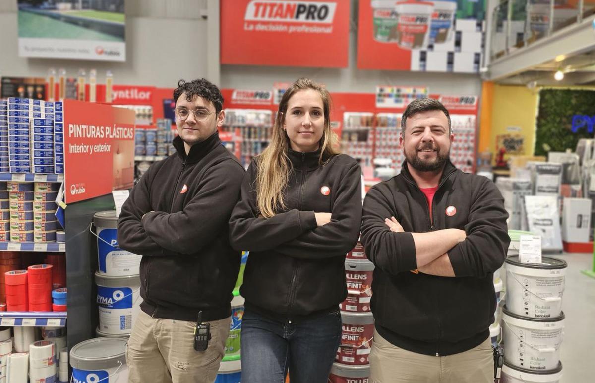 El equipo técnico de Pinturas Rubio ofrece el mejor asesoramiento a sus clientes.
