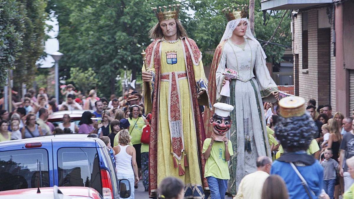 Les entitats saltenques
han vist reduïda la seva
participació a la festa
per la pandèmia.  marc martí