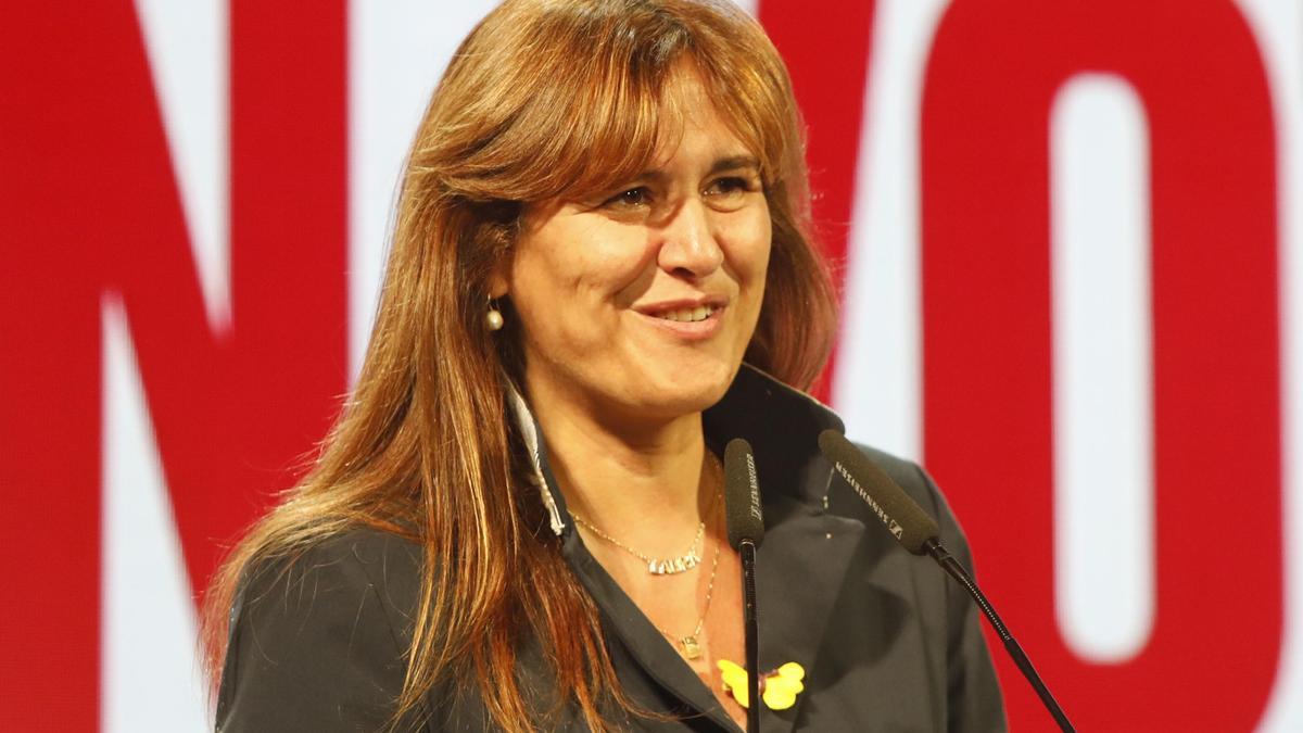 La presidenta del Parlament, Laura Borràs.