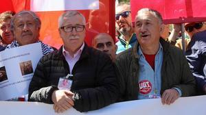 Declaracions dels principals líders sindicals.