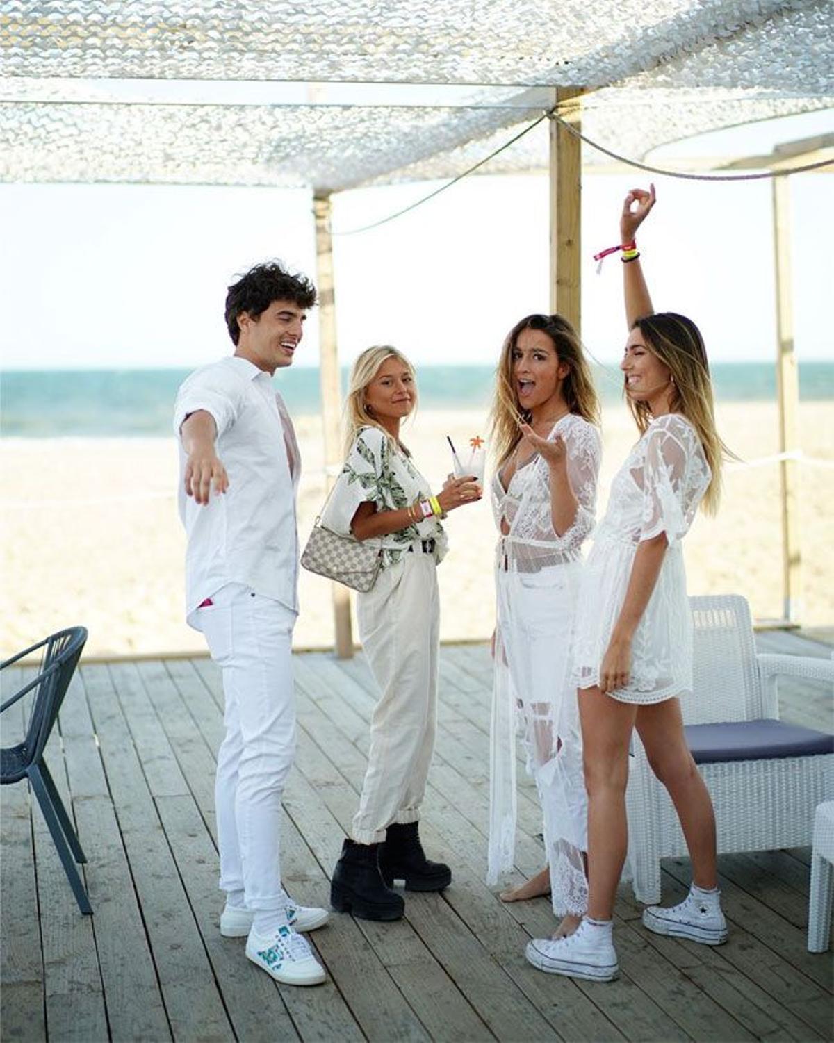 Eduard Torres, Andrea Belver, Belén Aguilera y Anna Padilla