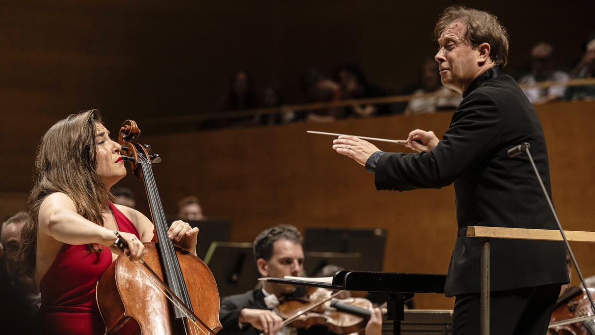 Concierto de la OBC en la sala grande del Auditori de Barcelona, con Ludovic Morlot