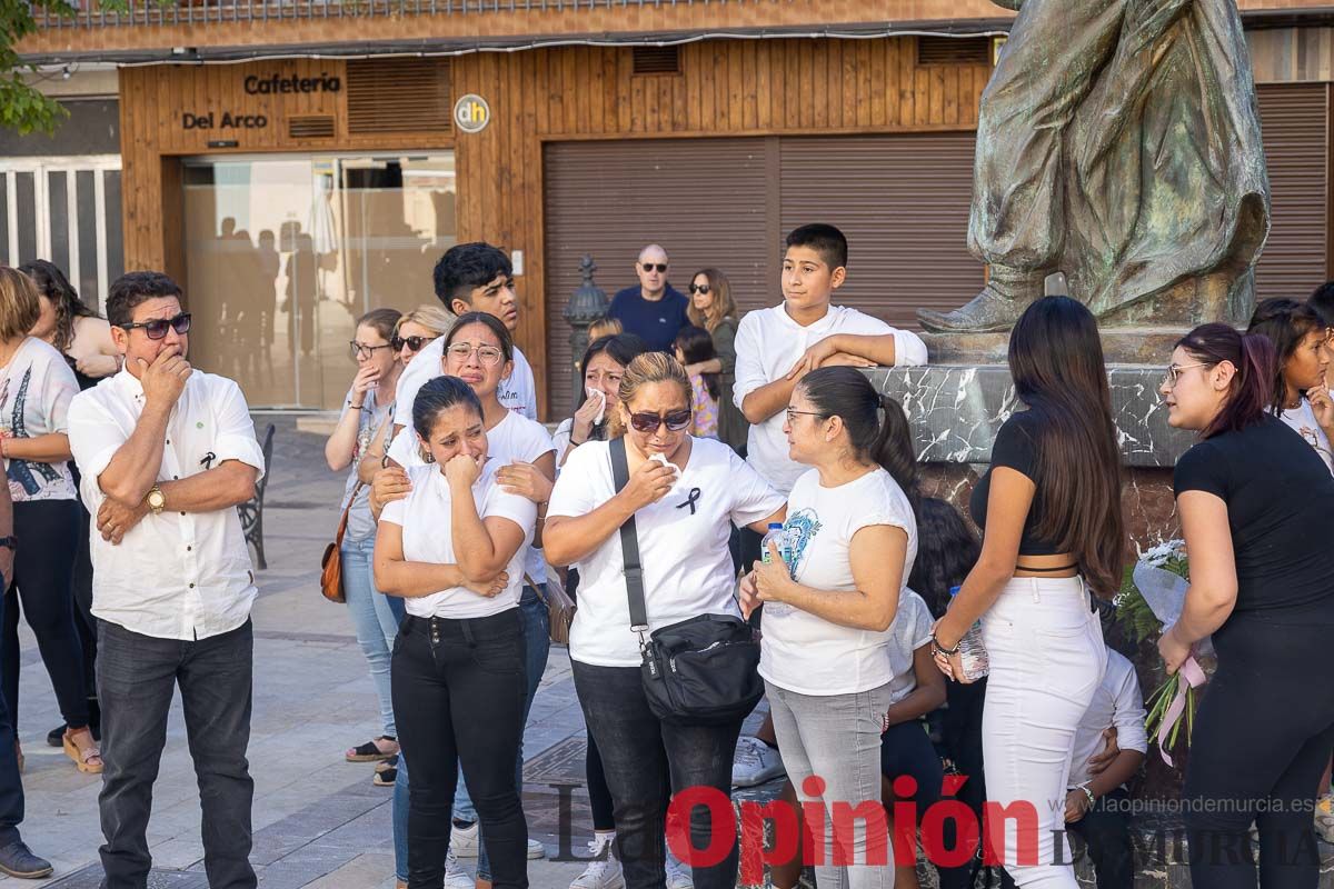 Imágenes del funeral en Caravaca de algunas de las víctimas del incendio en las discotecas de Murcia